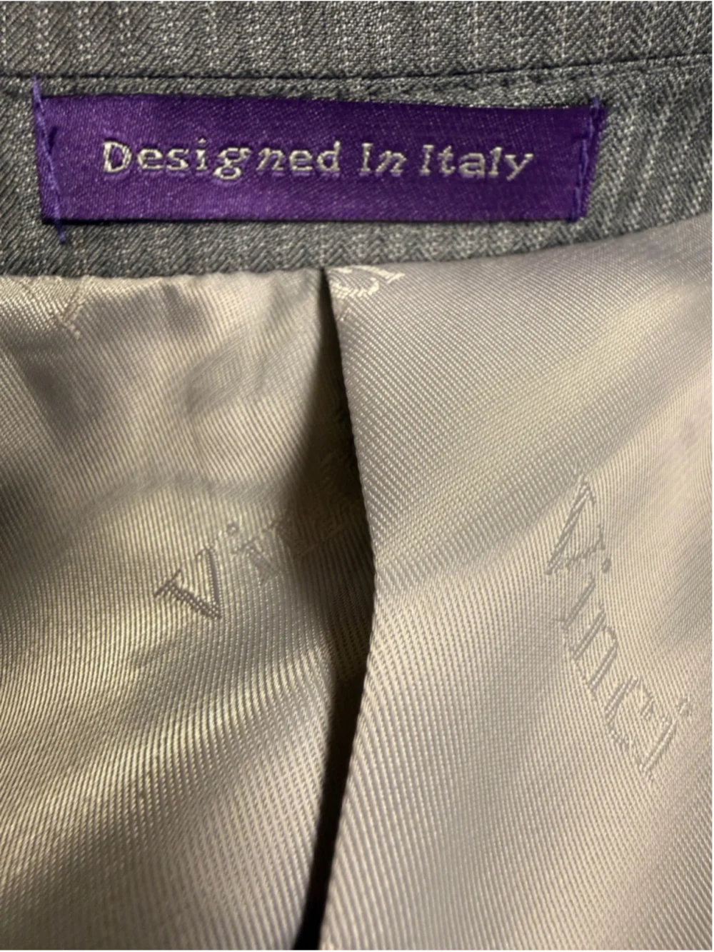 Men’s Vinci Slim Fit Sport Coat Blazer 38R Gray